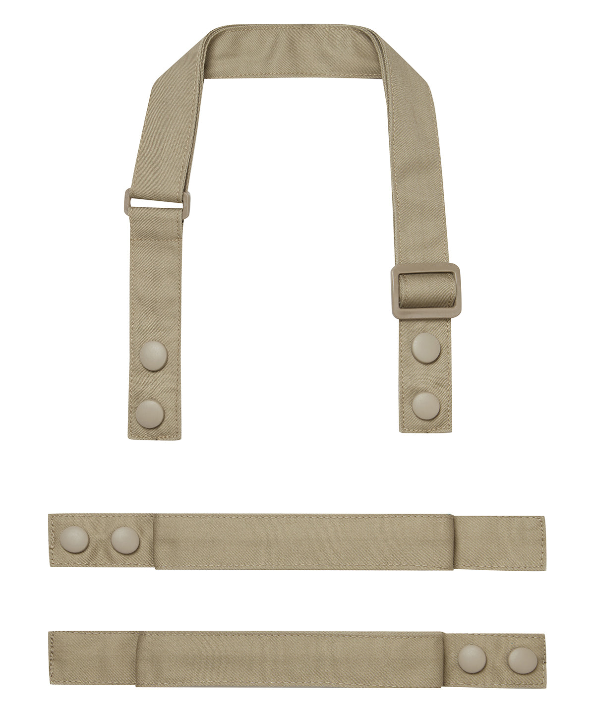Premier PR191 ‘Swap & Pop’ Customisable Apron – Straps in Khaki
