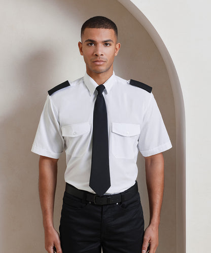 Premier PR212 Short sleeve pilot shirt