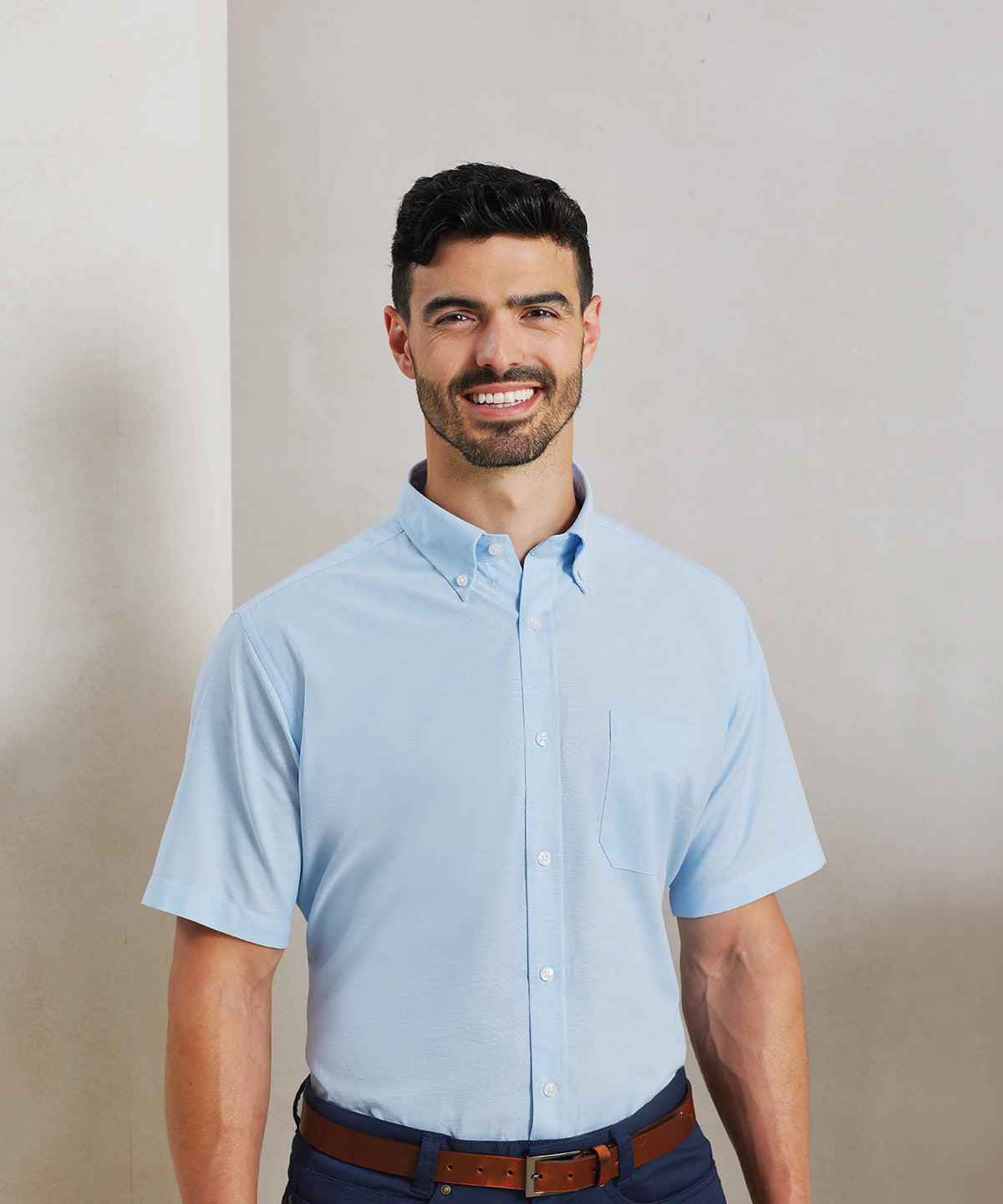 Premier PR236 Signature Oxford short sleeve shirt