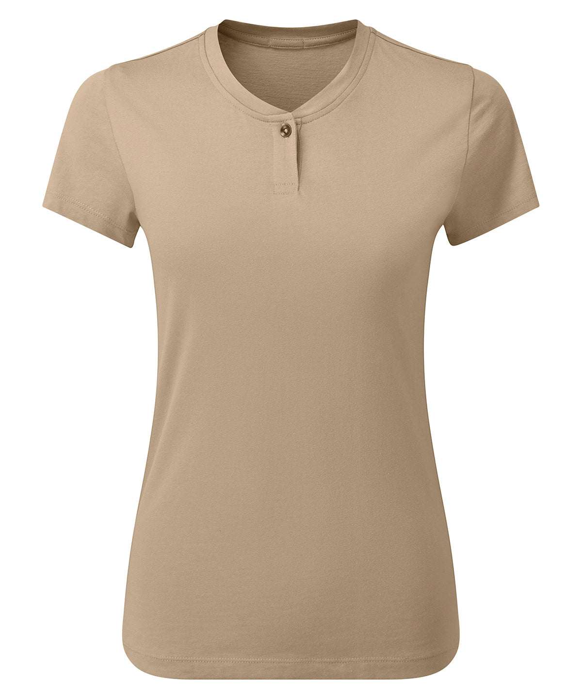 Premier PR319 Women’s Cotton Rich‘Comis’ Tee in Khaki