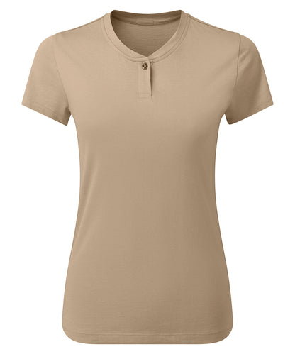 Premier PR319 Women’s Cotton Rich‘Comis’ Tee in Khaki