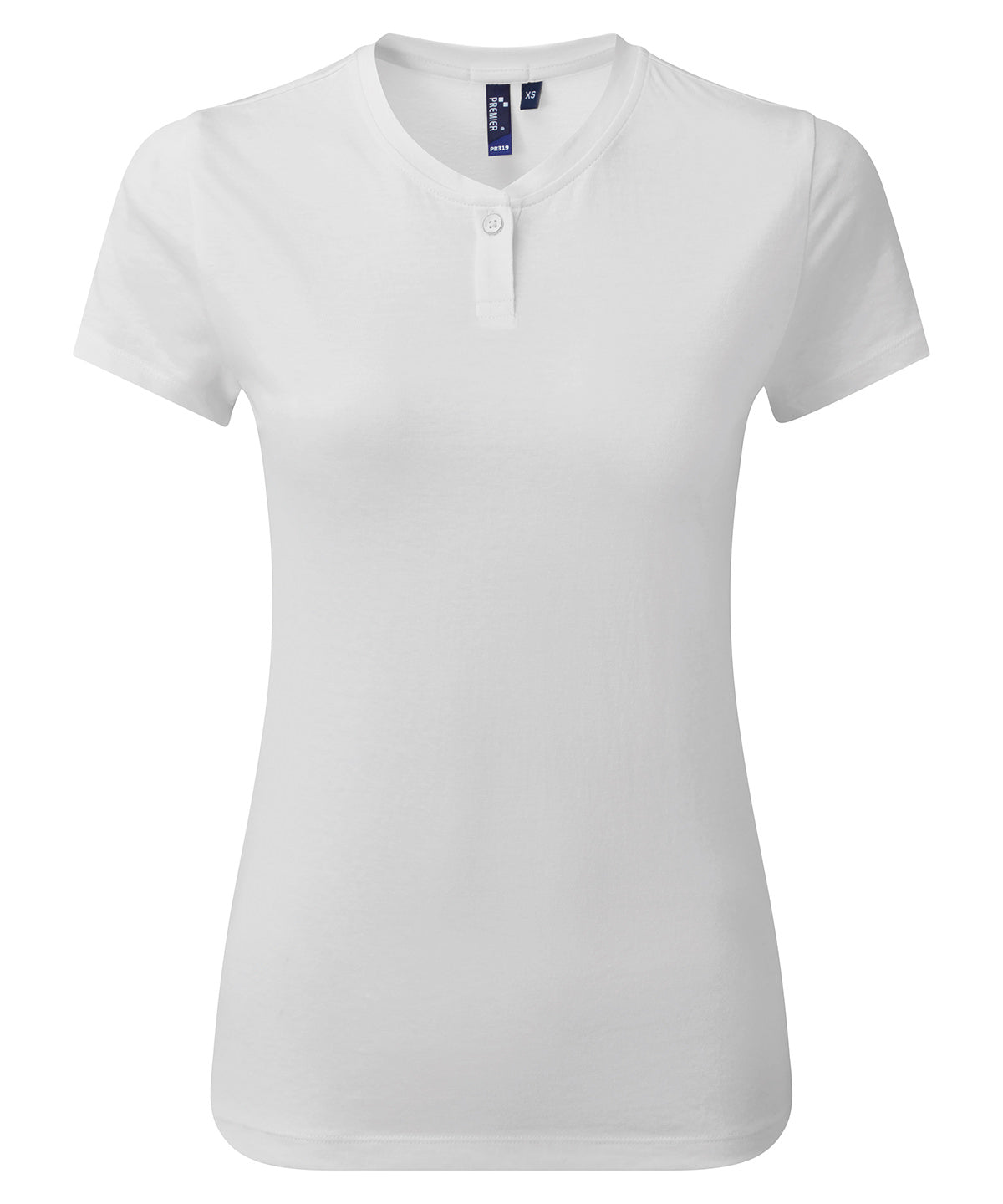 Premier PR319 Women’s Cotton Rich‘Comis’ Tee in White