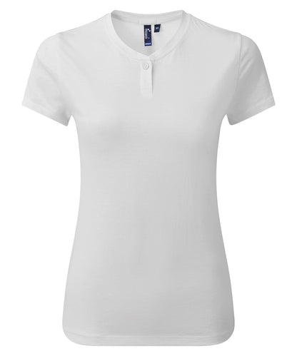 Premier PR319 Women’s Cotton Rich‘Comis’ Tee in White