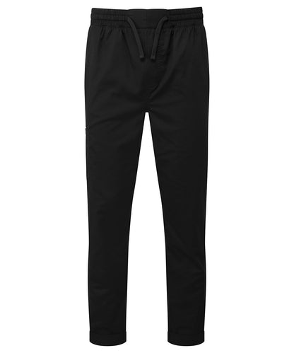 Premier PR557 Chef's 'Recyclight' Cargo Trousers in Black