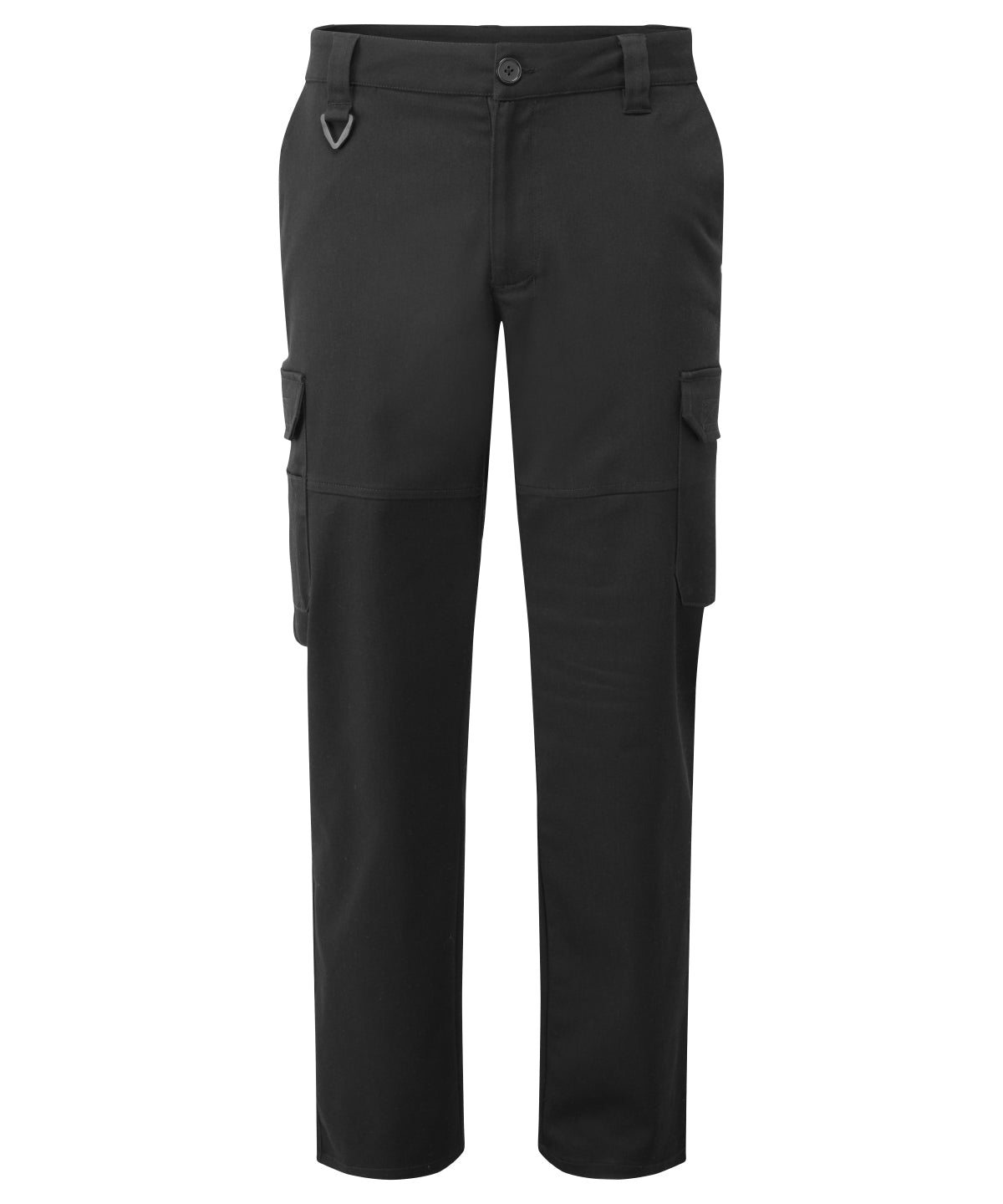 Premier PR565 Stretchchecker work cargo trousers in Black