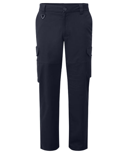 Premier PR565 Stretchchecker work cargo trousers in Navy