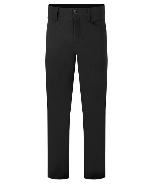 Premier PR566 Stretchchecker ‘Adapt’ trousers in Black
