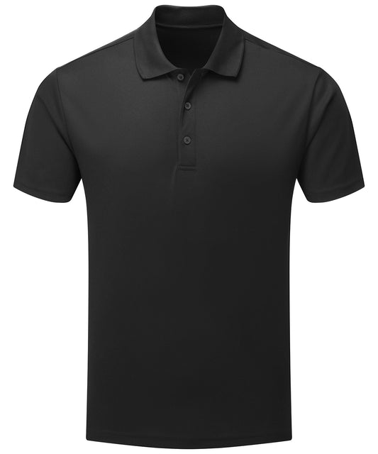 Premier PR631 Men’s Spun Dyed Recycled Polo Shirt in Black