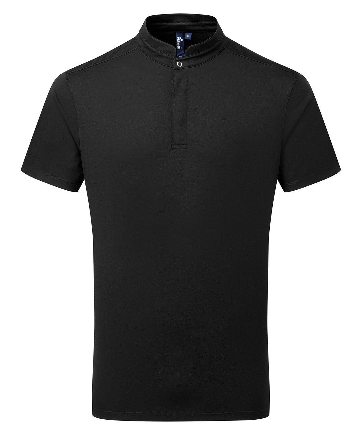Premier PR646 Essential Coolchecker® short sleeve chef’s shirt in Black