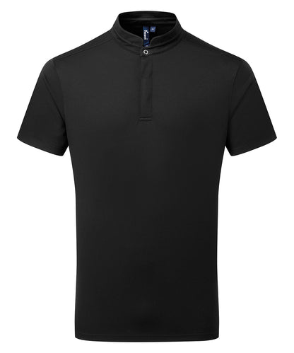 Premier PR646 Essential Coolchecker® short sleeve chef’s shirt in Black