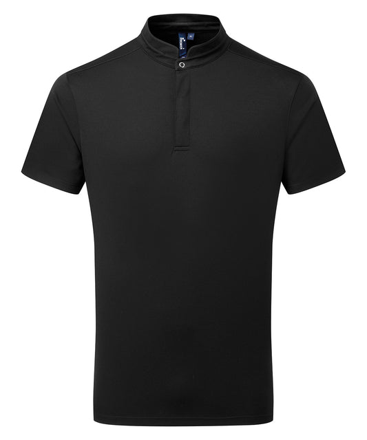 Premier PR646 Essential Coolchecker® short sleeve chef’s shirt in Black