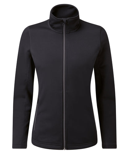 Premier PR809 Women’s Spun Dyed Recycled Zip-Through Sweat in Black