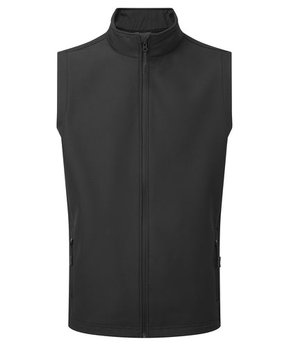 Premier PR814 Windchecker® printable and recycled gilet in Black