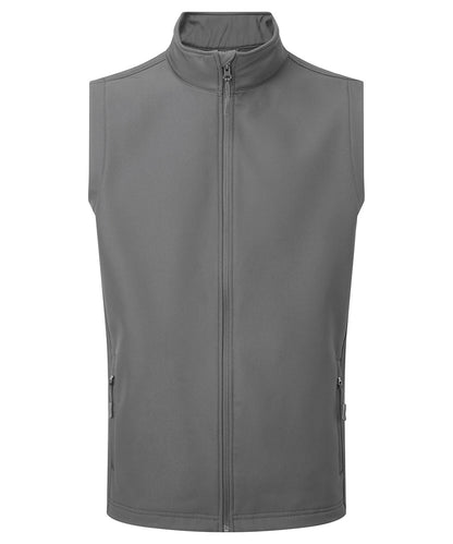 Premier PR814 Windchecker® printable and recycled gilet in Dark Grey