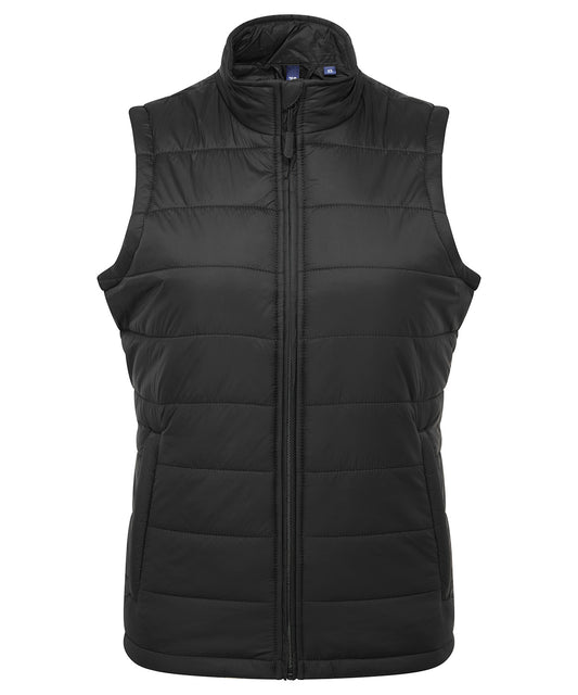 Premier PR815 Women’s ‘Recyclight’ padded gilet in Black