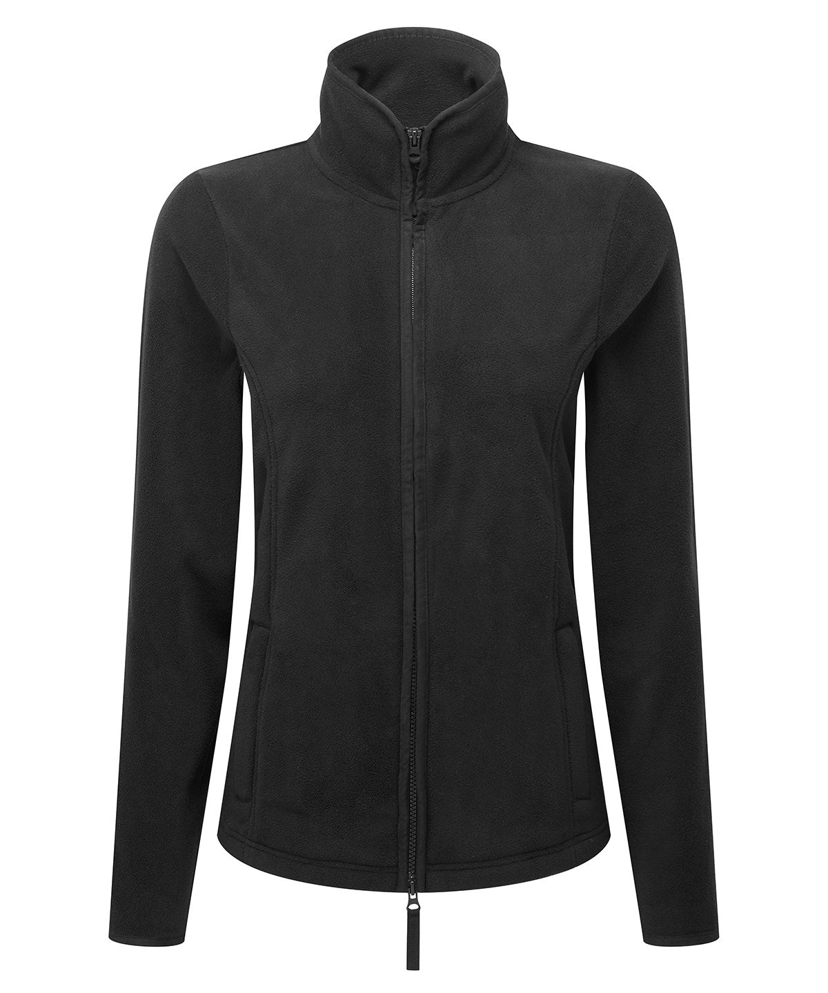 Premier PR824 Women’s artisan fleece jacket in Black/Black