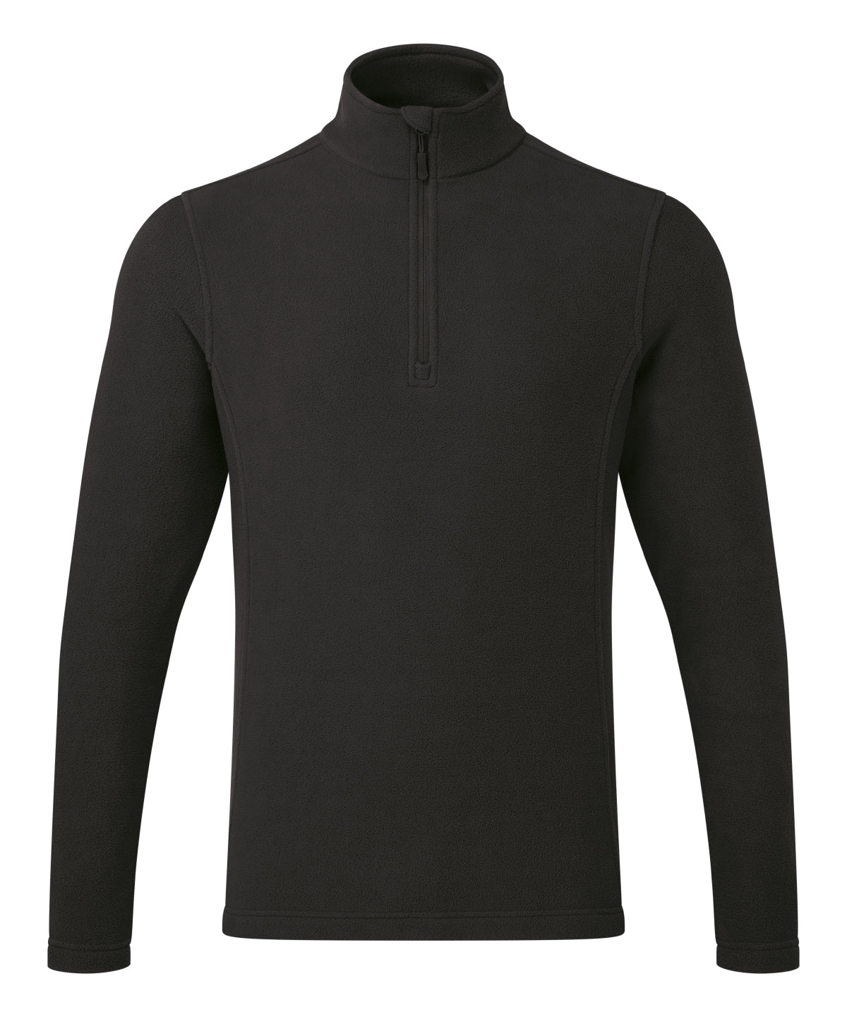 Premier PR831 Unisex ‘Recyclight’ 1/4 zip microfleece in Black
