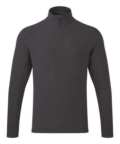 Premier PR831 Unisex ‘Recyclight’ 1/4 zip microfleece in Dark Grey