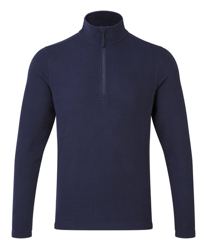 Premier PR831 Unisex ‘Recyclight’ 1/4 zip microfleece in Navy