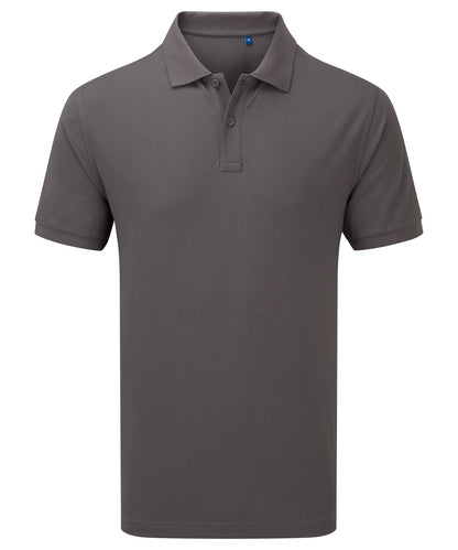Premier PR995 ‘Essential’ unisex short sleeve workwear polo shirt in Dark Grey