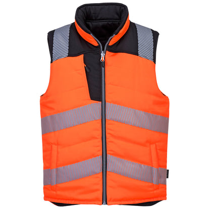 Portwest - PW374 - PW3 Hi-Vis Reversible Bodywarmer