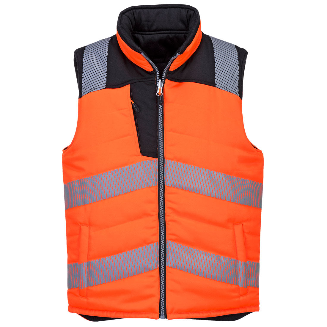 Portwest PW374 PW3 Hi-Vis Reversible Bodywarmer