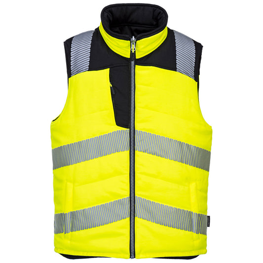 Portwest - PW374 - PW3 Hi-Vis Reversible Bodywarmer
