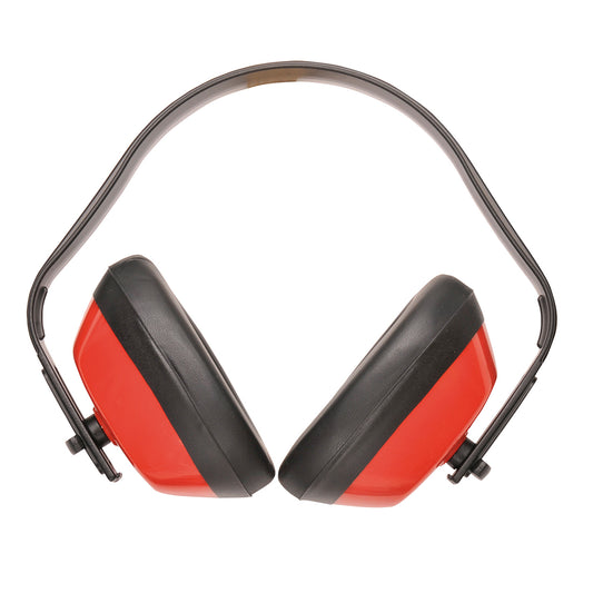 Portwest PW40 Classic Ear Defenders in Red