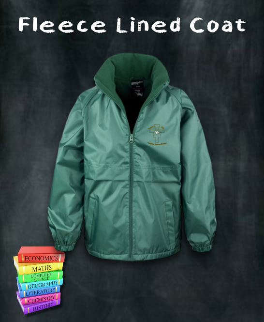 Padre Pio Fleece Lined Coat