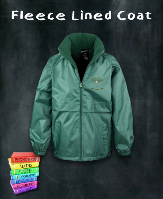 Padre Pio Fleece Lined Coat