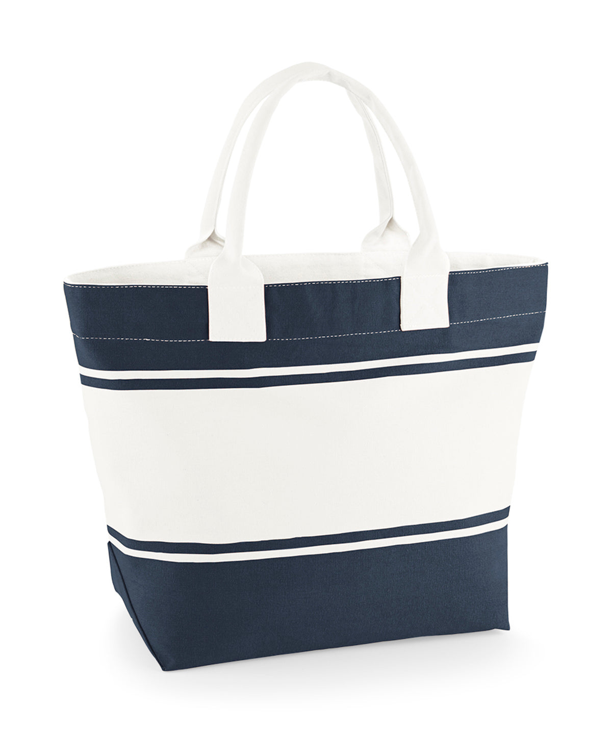 Quadra QD026 Canvas deck bag in Navy/Off White