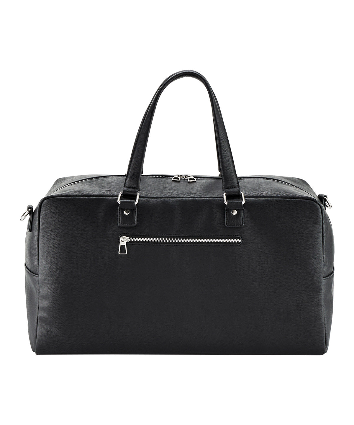 Quadra QD778 Tailored luxe PU weekender in Black