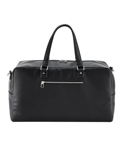 Quadra QD778 Tailored luxe PU weekender in Black