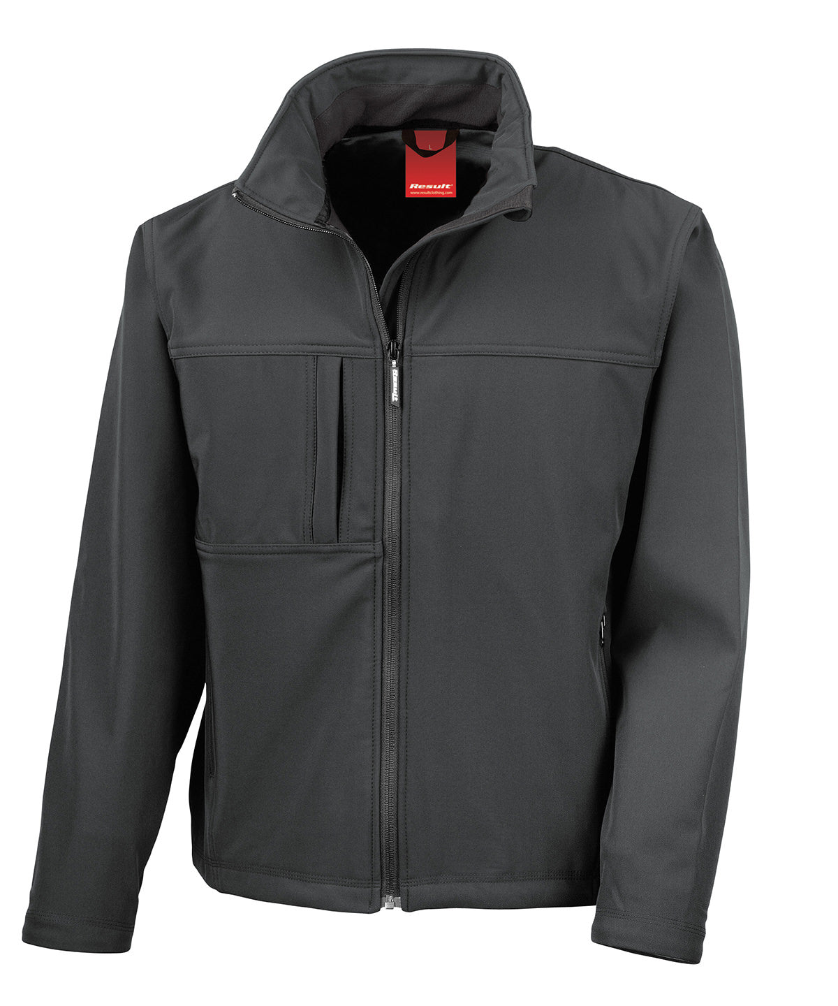 Result R121A Classic softshell jacket in Black*†