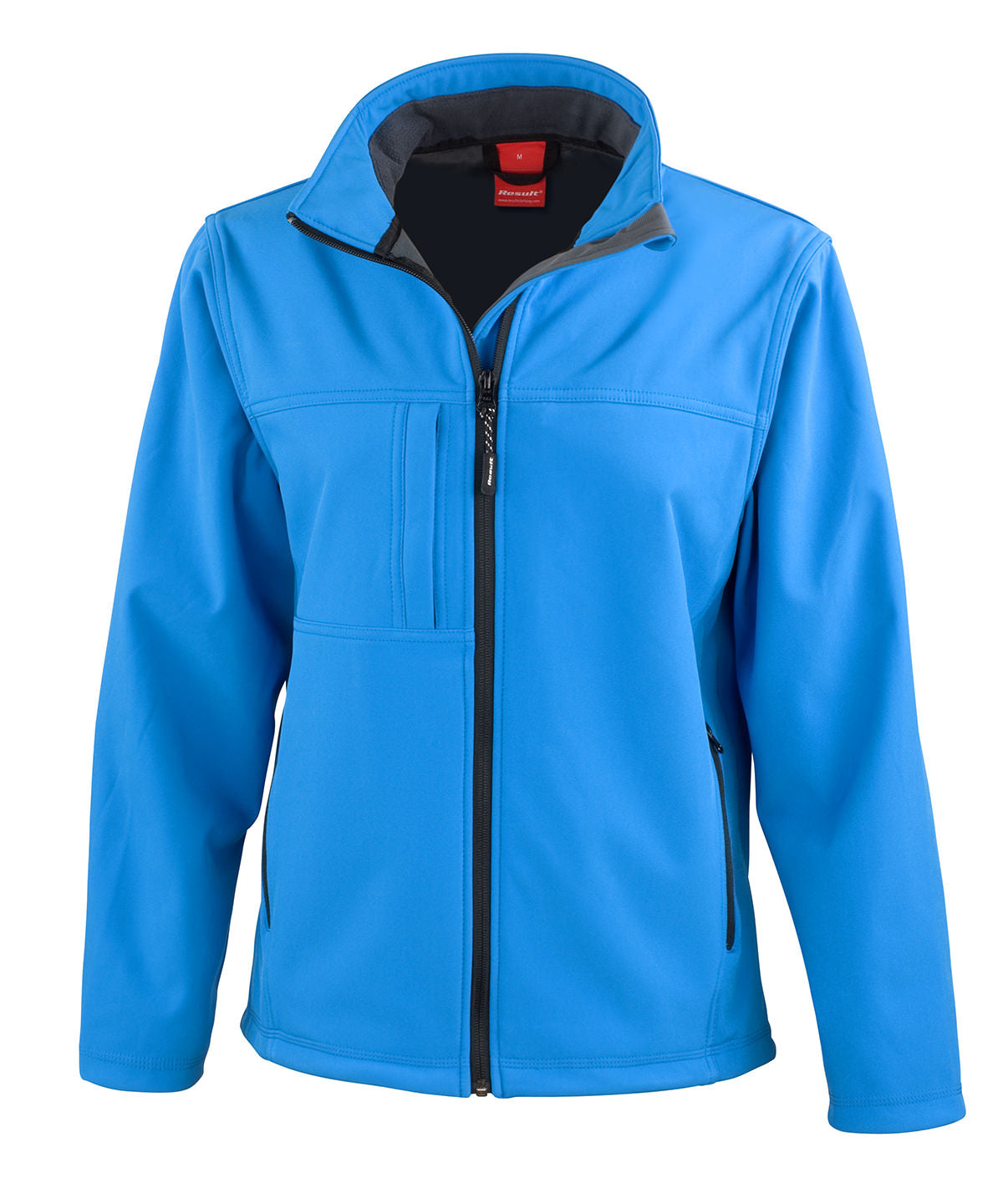 Result R121F Women's classic softshell jacket in Azure