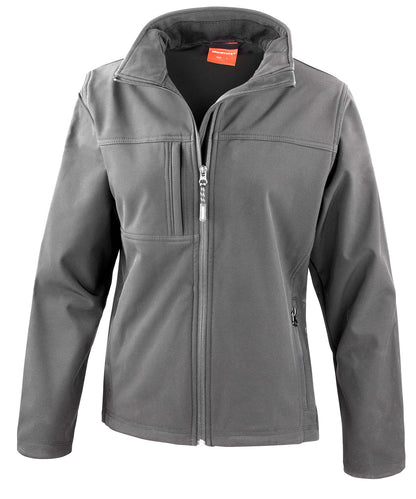 Result R121F Women's classic softshell jacket in Grey