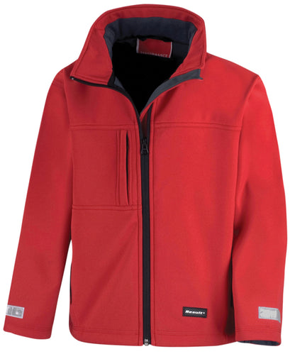 Result R121J Junior classic softshell 3-layer jacket