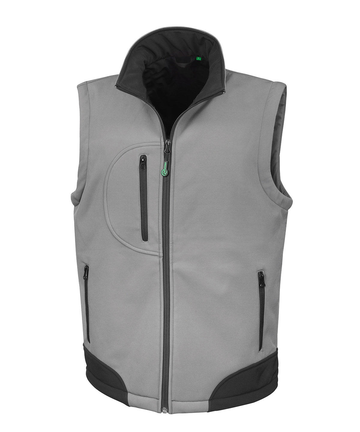 Result R123A Softshell bodywarmer in WG Grey/Black