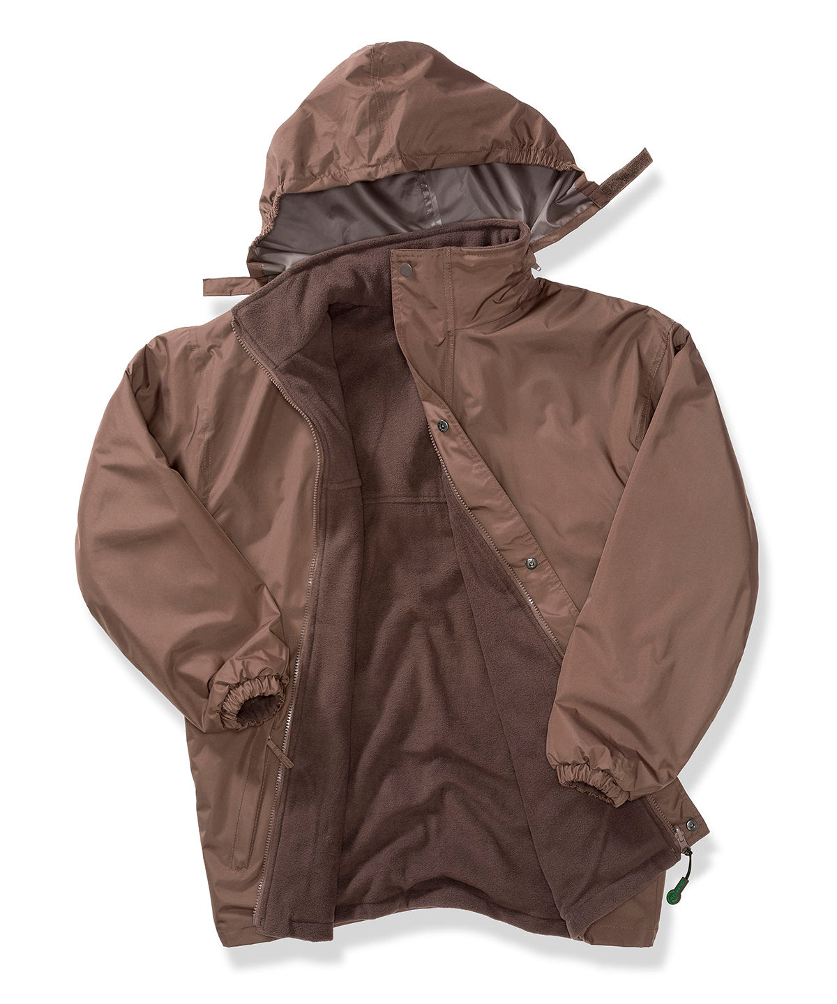 Result R160A Recycled StormDri 4000 jacket in Brown/Brown