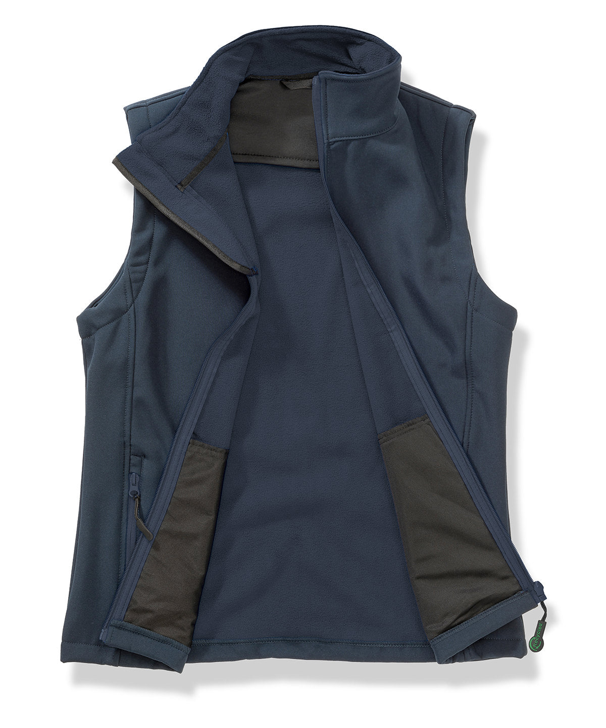 Result Core R232F Women's printable softshell bodywarmer in Navy/Navy