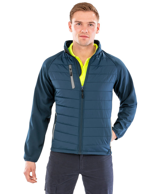 Result Recycled R237X Compass padded softshell jacket