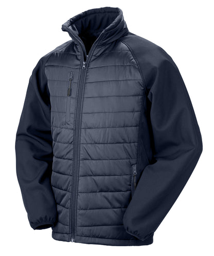 Result Recycled R237X Compass padded softshell jacket