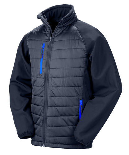 Result Recycled R237X Compass padded softshell jacket
