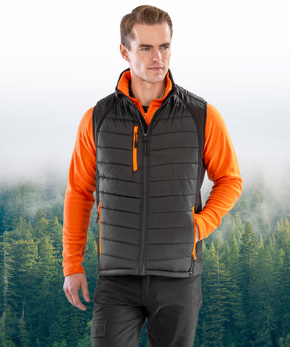 Result Recycled R238X Compass padded softshell gilet