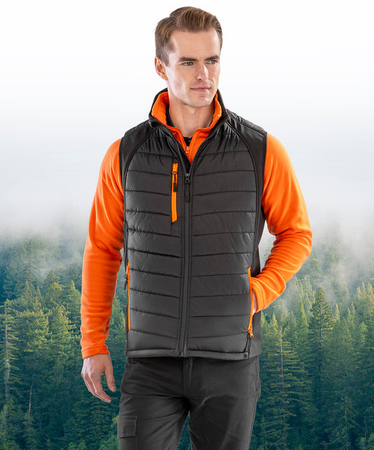 Result Recycled R238X Compass padded softshell gilet