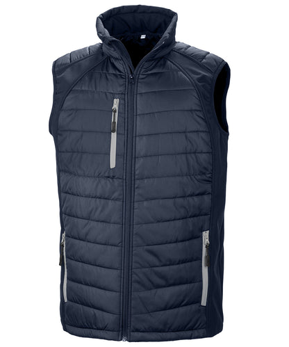 Result Recycled R238X Compass padded softshell gilet