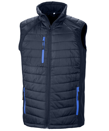 Result Recycled R238X Compass padded softshell gilet
