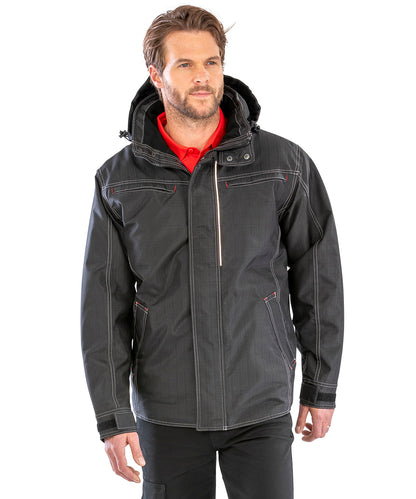 Result R326X Denim texture rugged jacket