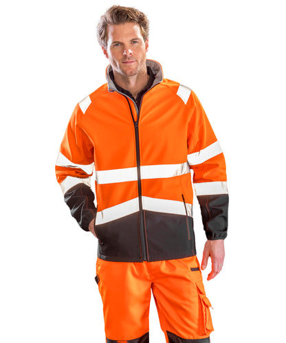 Result Safeguard R450X Printable safety softshell jacket