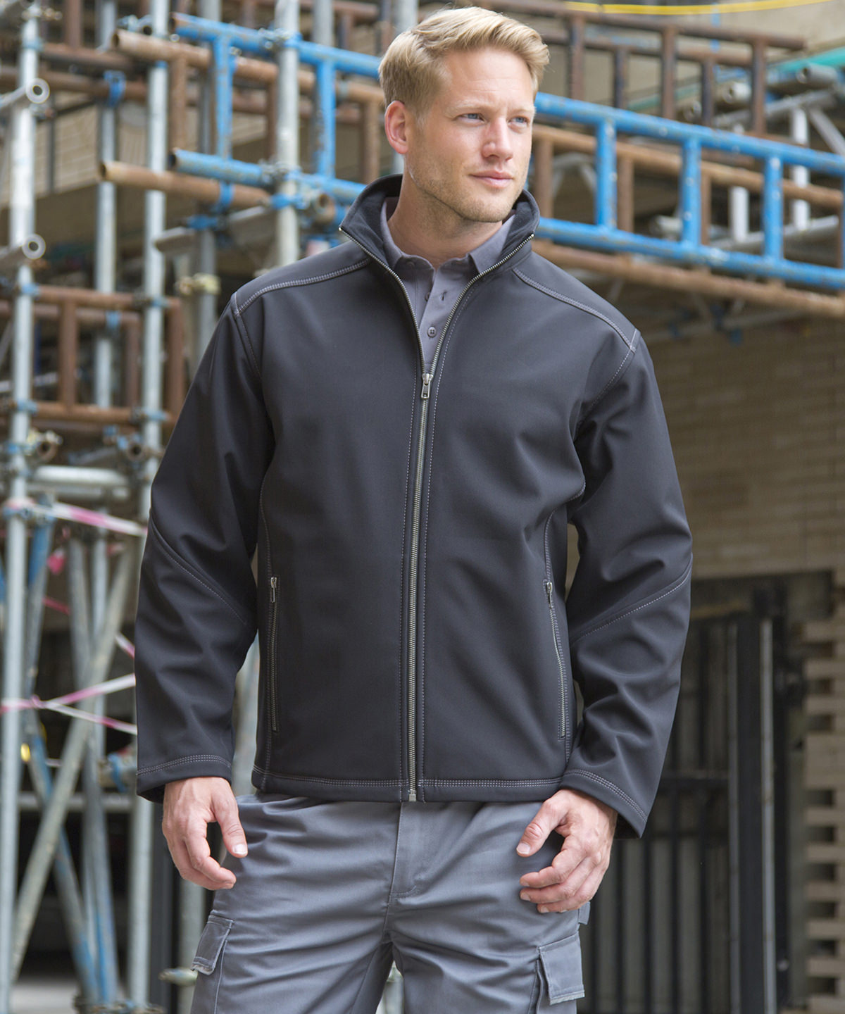 Result Workguard R455M Treble stitch softshell
